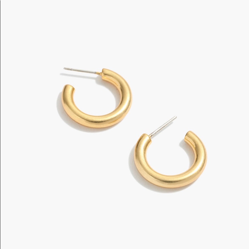 Madewell Chunky Small Hoop Earrings
